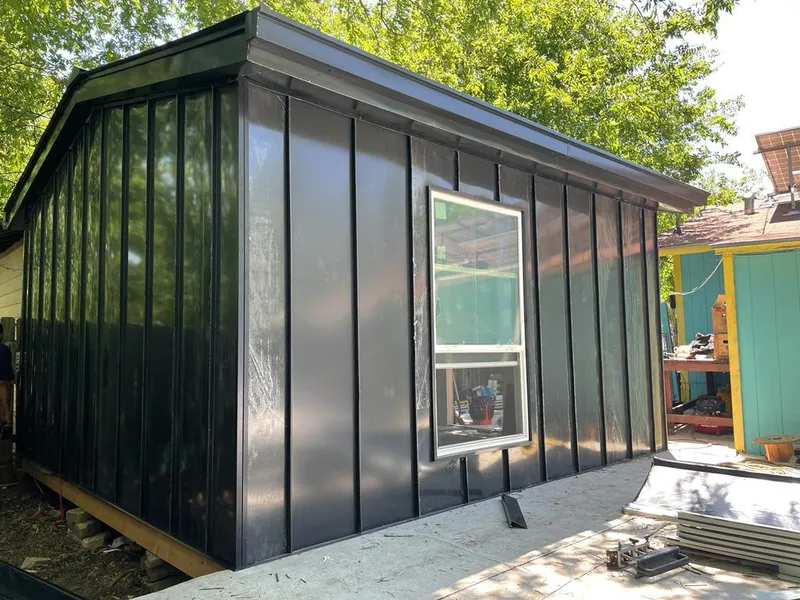 Black standing seam metal wall panels for Roof Inspection in Tarboro